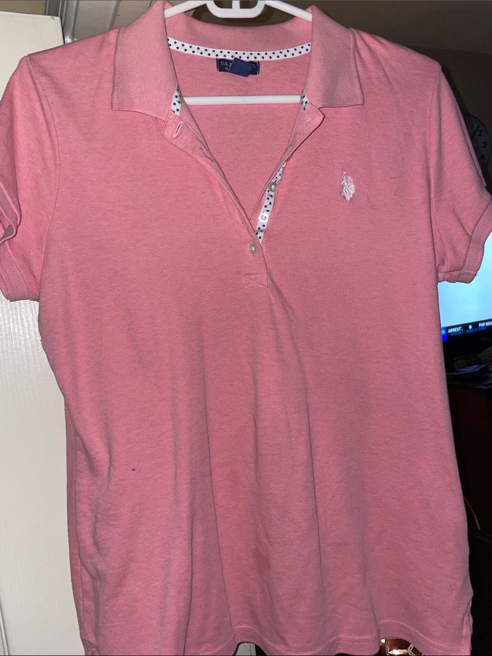 Polo by Ralph Lauren Pink Short Sleeve Polo Shirt